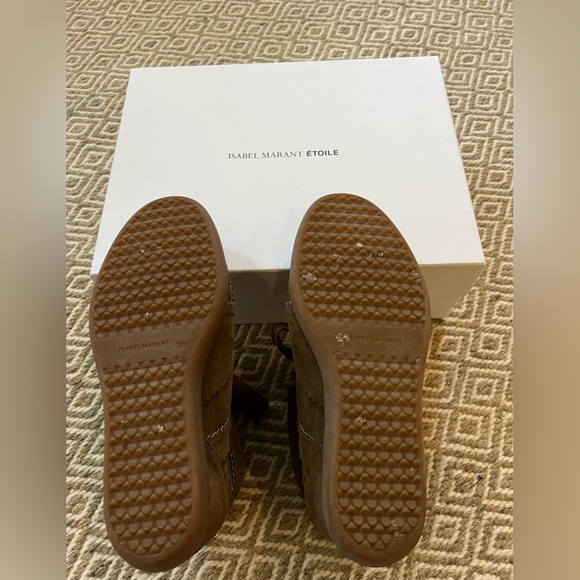 Isabel Marant Bobby Lace-Up Wedge Sneakers - Picture 6 of 14